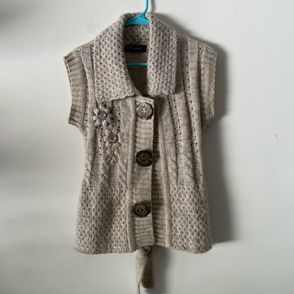Campari button up sweater/ cardigan . Size S